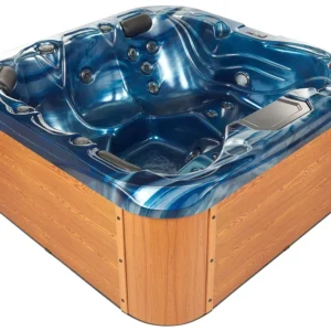 Square Hot Tub LED Blue LASTARRIA