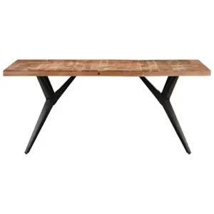 Tavolo da Pranzo 160x80x76 cm Legno Massello di Acacia