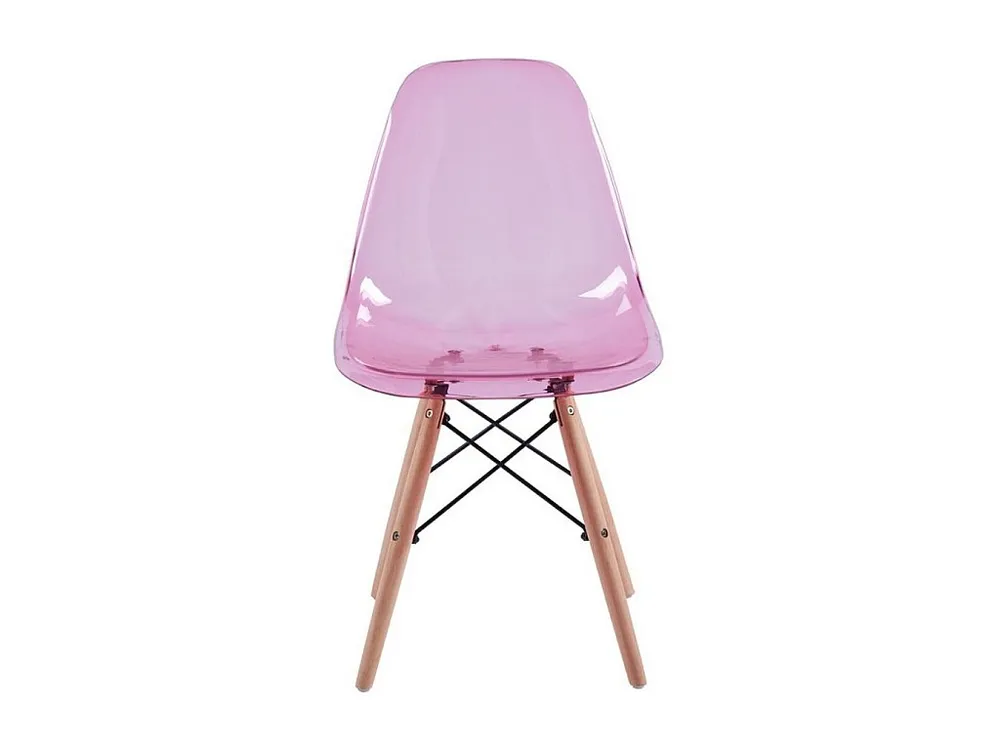 WeHome - Set 4 sedie trasparenti rosa - Betty