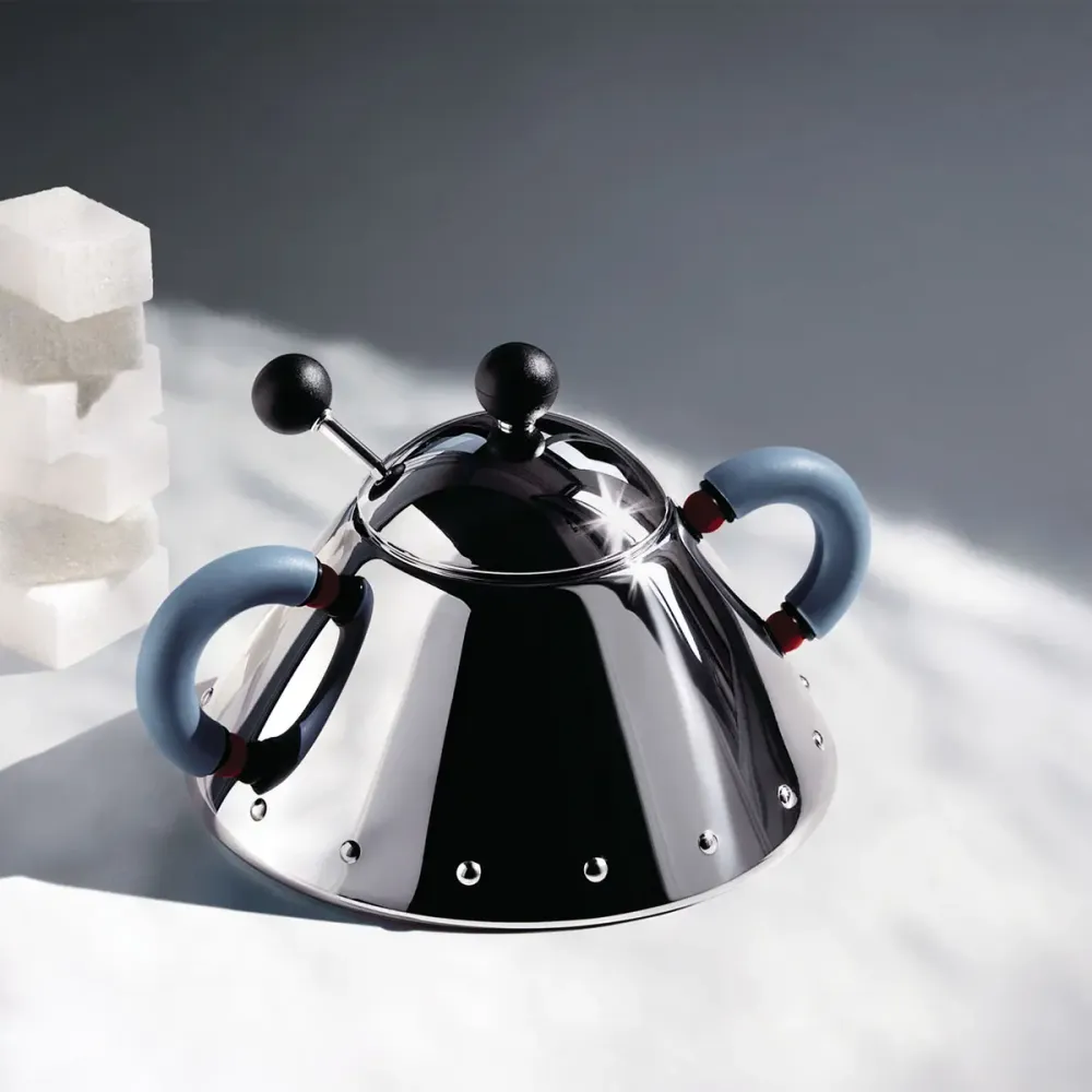 Zuccheriera acciaio inox 9097 di Michael Graves per Alessi