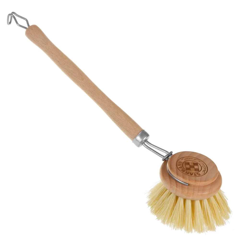 Legno Dish Washing Brush Natural Tampico Agave Beech Wood Kitchen Pot Sink Washing Up - Lavabile Lavatrice