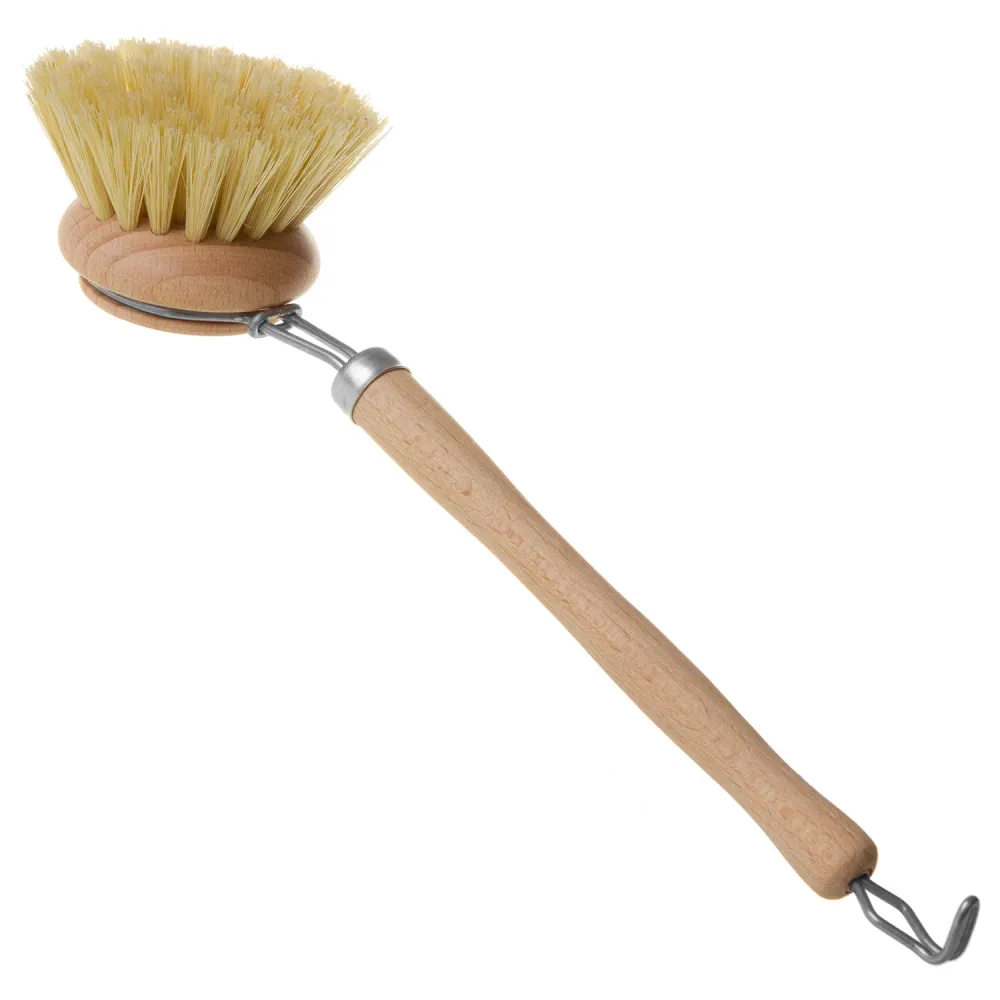 Legno Dish Washing Brush Natural Tampico Agave Beech Wood Kitchen Pot Sink Washing Up - Lavabile Lavatrice