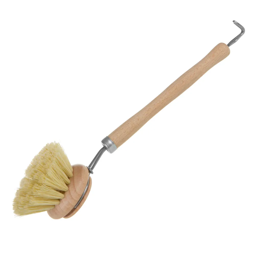 Legno Dish Washing Brush Natural Tampico Agave Beech Wood Kitchen Pot Sink Washing Up - Lavabile Lavatrice