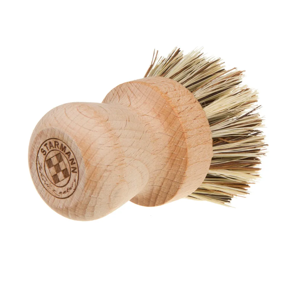 Pot Brush Wooden Dish Washing Tampico Bassine Puro Union Fibre Beech Wood per Cucina