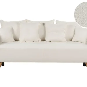 Utensili per Pasta Sfoglia Boucle Sofa Bed Storage Cream White VALLANES
