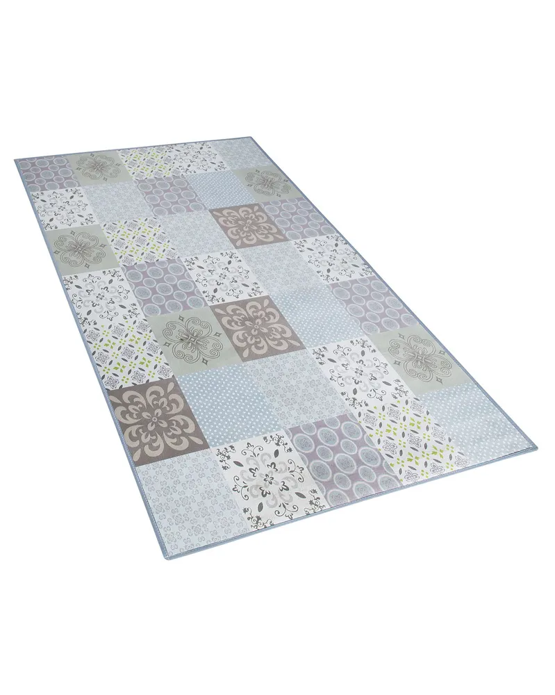 Area Rug Mosaic Pattern 80 x 150 cm Multicolour INKAYA