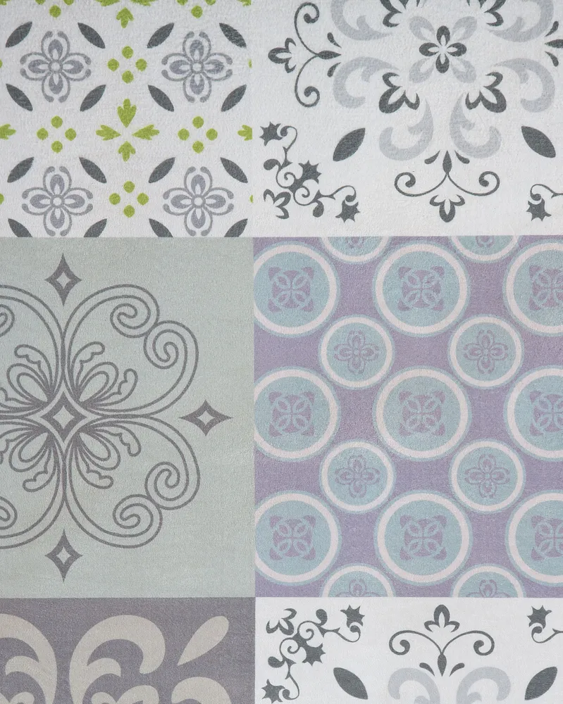 Area Rug Mosaic Pattern 80 x 150 cm Multicolour INKAYA