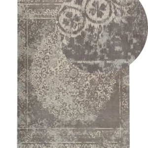 Cotton Area Rug 140 x 200 cm Taupe BEYKOZ