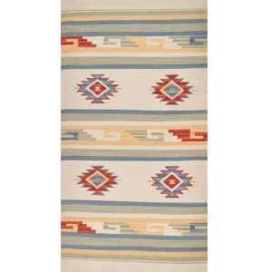 Cotton Kilim Rug 80 x 150 cm Multicolour APARAN