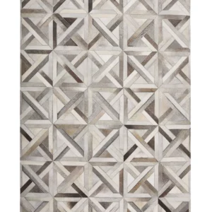 Cowhide Area Rug 140 x 200 cm Brown and Nocciola TAYTAN