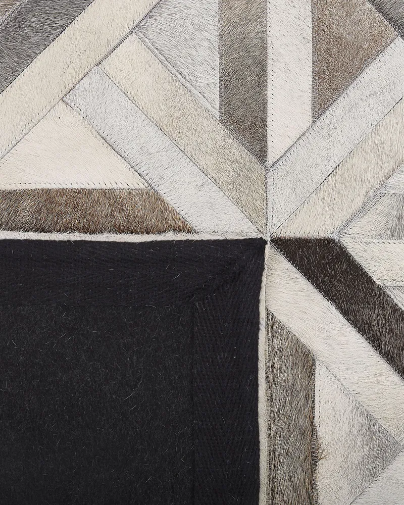 Cowhide Area Rug 140 x 200 cm Brown and Nocciola TAYTAN