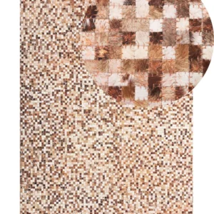 Cowhide Area Rug Brown 140 x 200 cm TORUL
