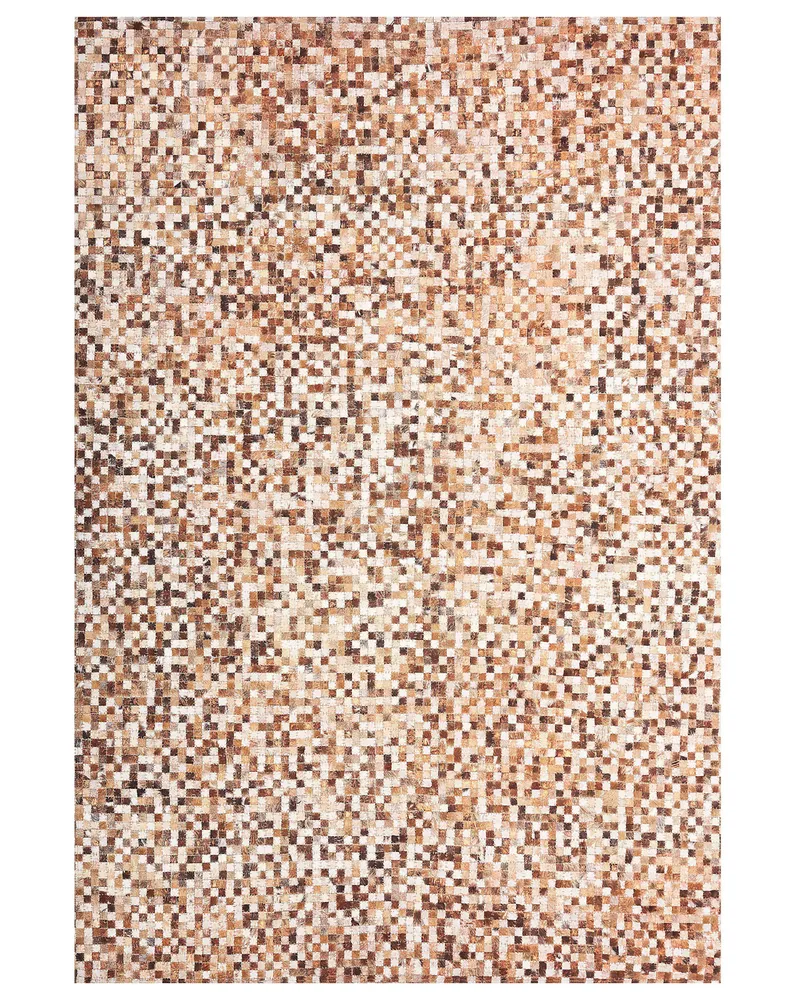 Cowhide Area Rug Brown 140 x 200 cm TORUL