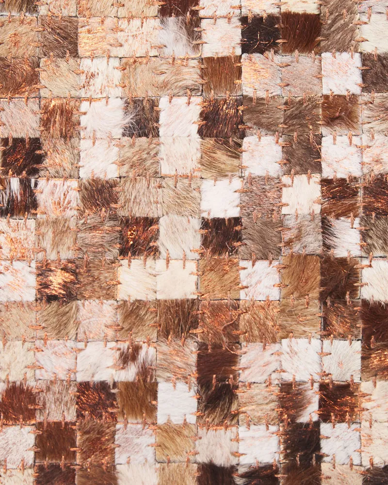 Cowhide Area Rug Brown 140 x 200 cm TORUL