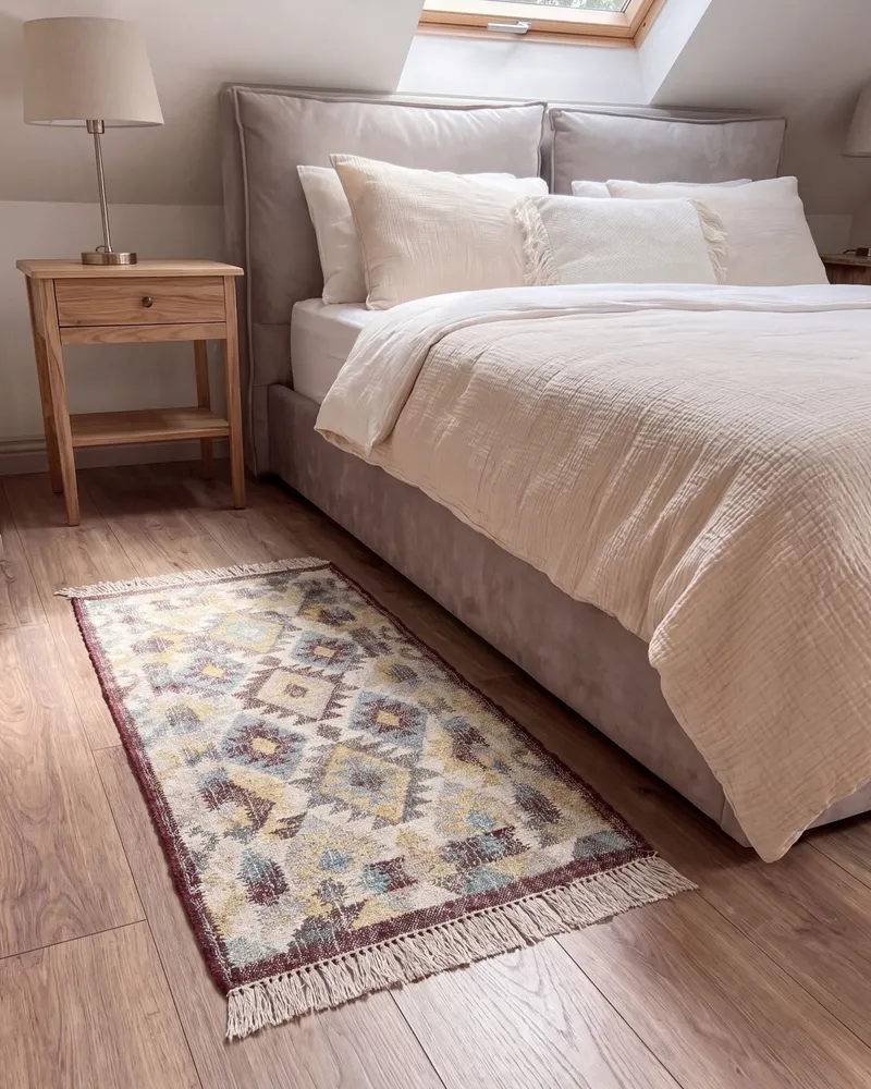 Jute Area Rug 80 x 150 cm Multicolour FENER