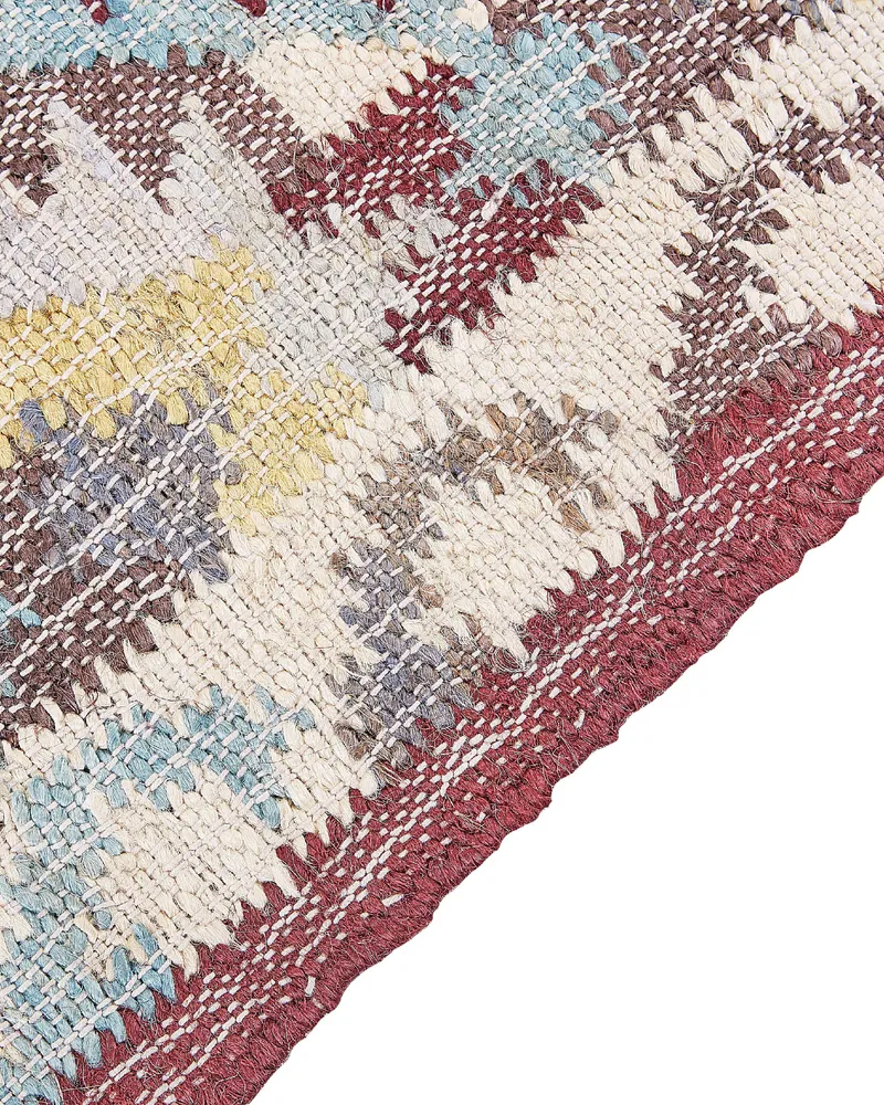 Jute Area Rug 80 x 150 cm Multicolour FENER