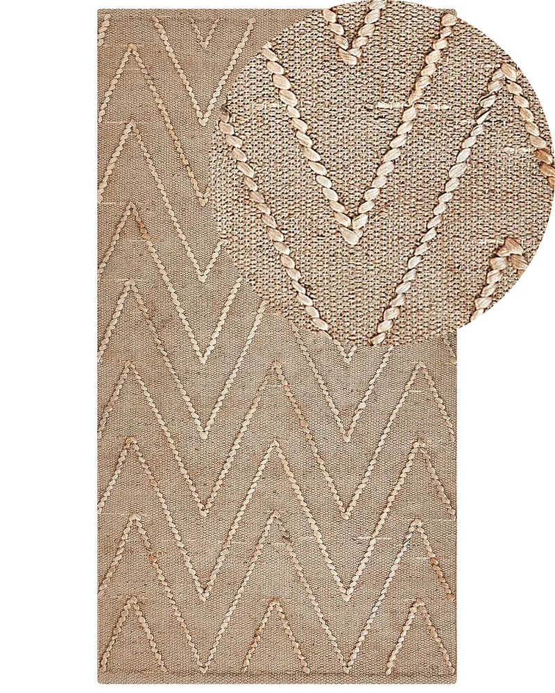 Jute Area Rug 80 x 150 cm Sabbia DADAY