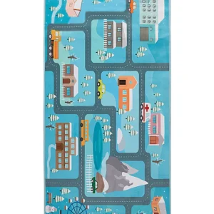 Kids Rug City Print 80 x 150 cm KIGI