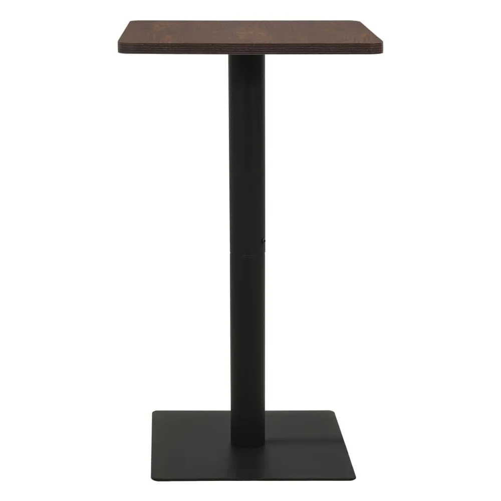 Premium di Alta Qualità Tavolo da Bistrot Cenere Tenebroso 50x50x107 cm