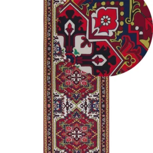 Runner Rug 70 x 200 cm Red COLACHEL Set da 6