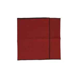 Runner da tavola rosso Métisse lino e cotone Pomax - 260cm con Motivo Decorativo