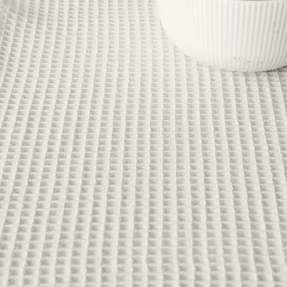 Runner da Tavolo Belum Waffle Crema Naturale 45 x 140 cm con Motivo Decorativo