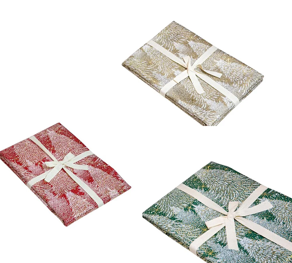 Tovaglia Natalizia 140x200 Decorazioni Addobbi Composizione Runner per Cucina