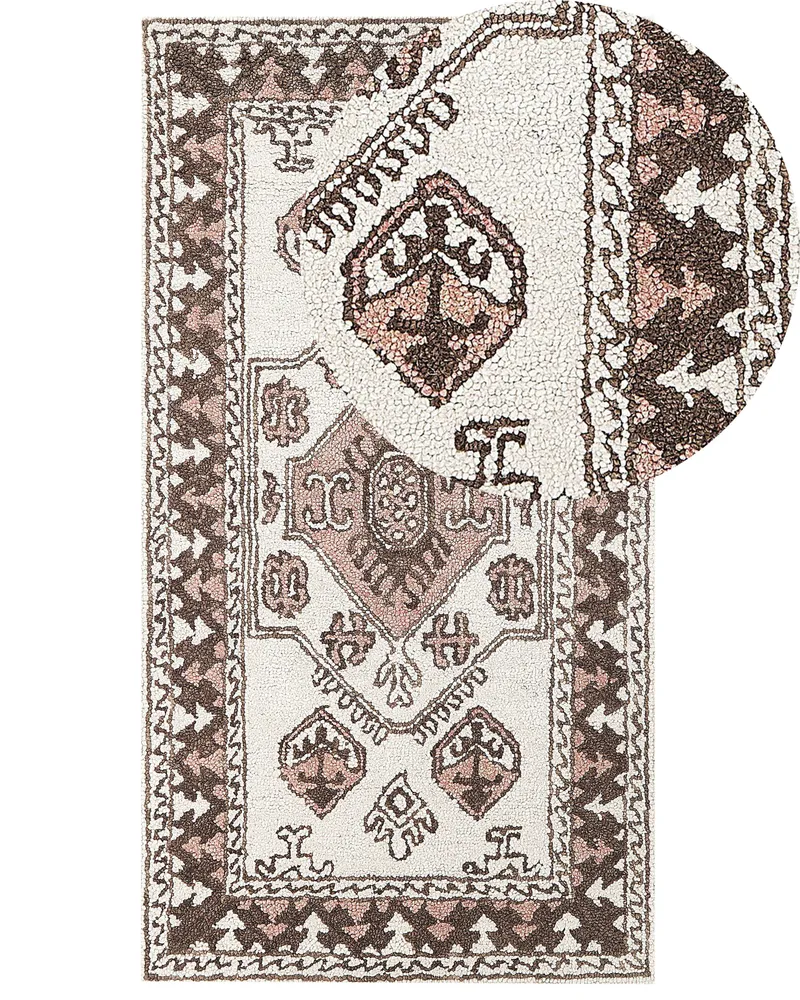 Wool Area Rug 80 x 150 cm Multicolour TOMARZA
