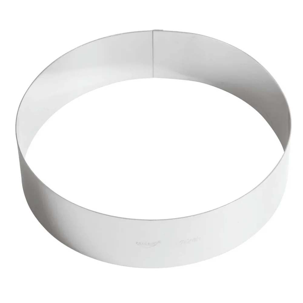Anello Per Torte Cm.24 H.6 Acciaio Inox