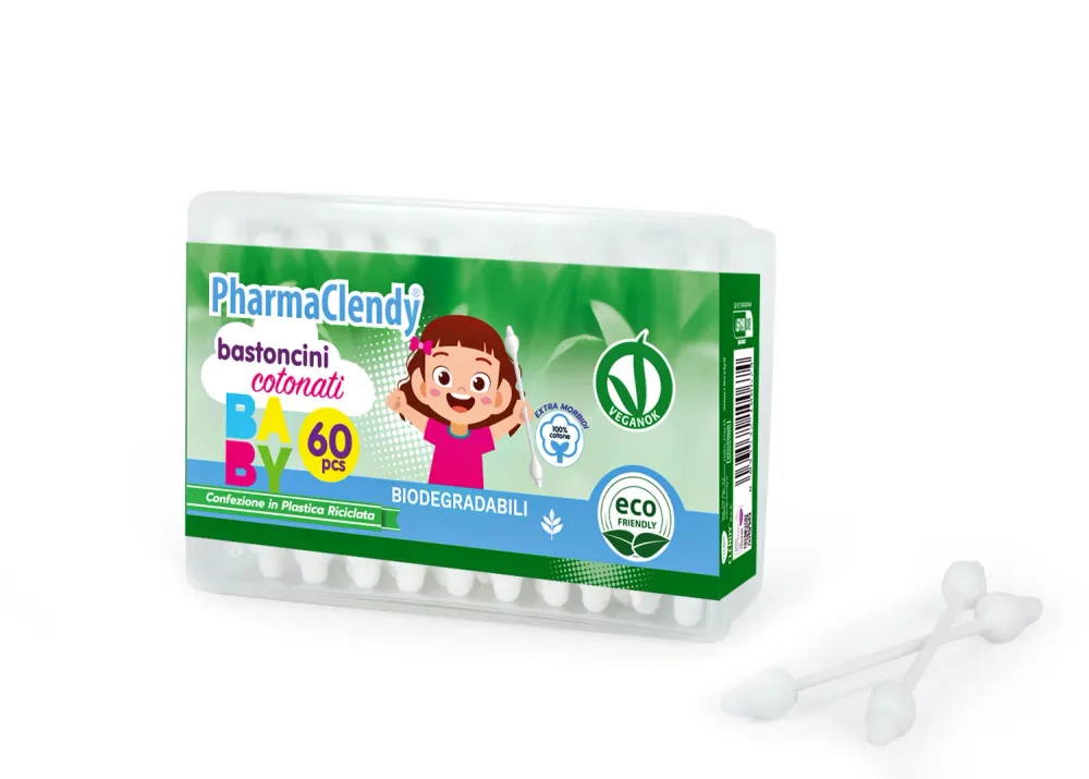 Bastoncini Cotonati Baby PharmaClendy - 60pz