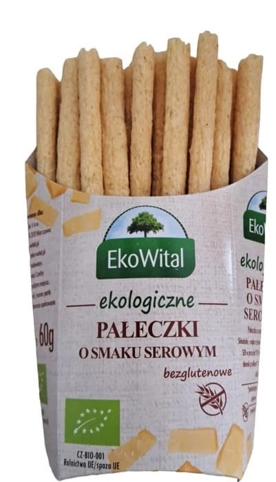 Bastoncini al gusto di formaggio Gfree. BIO 60 g