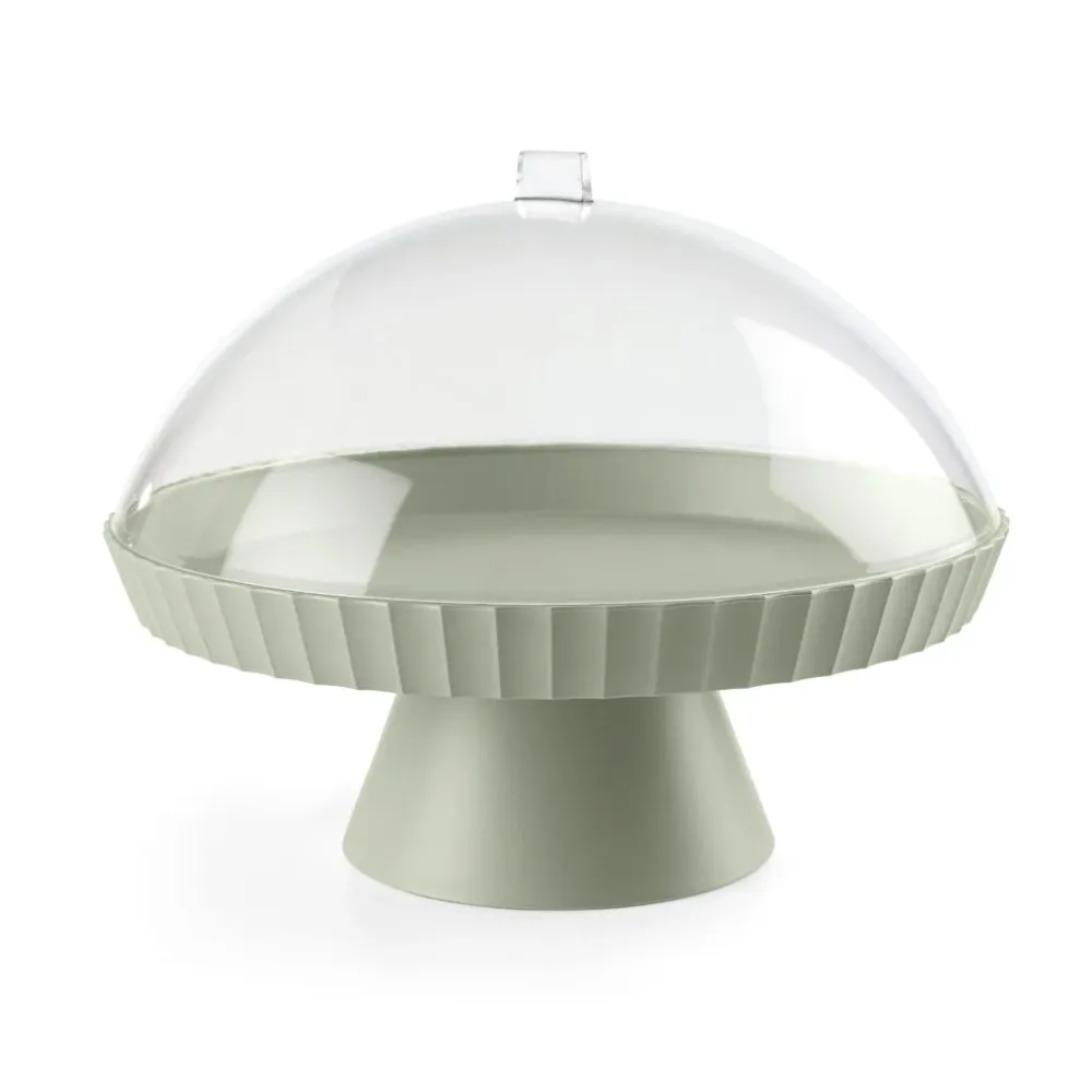Blim Plus Alzata Agorà 30 cm con Cupola Verde Foresta