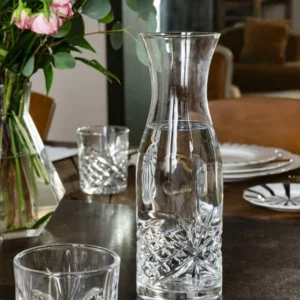 Brocca vetro dal design spina di pesce