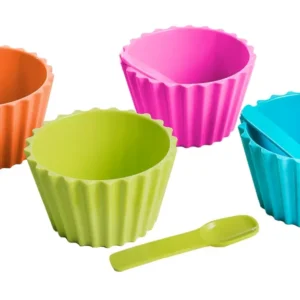BRUNNER ICE CREAM SET 4 CIOTOLE DA GELATO MELAMINA - PROMOZIONE!