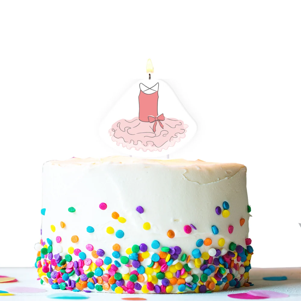 Candela per torta Ballerina "Principessa Ballerina", 1 pezzo