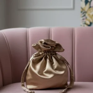 Candy Bag Raso Champagne