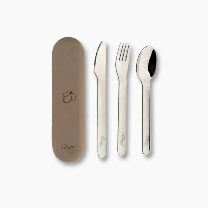 Citron Set di posate acciaio inossidabile Lemon Brown