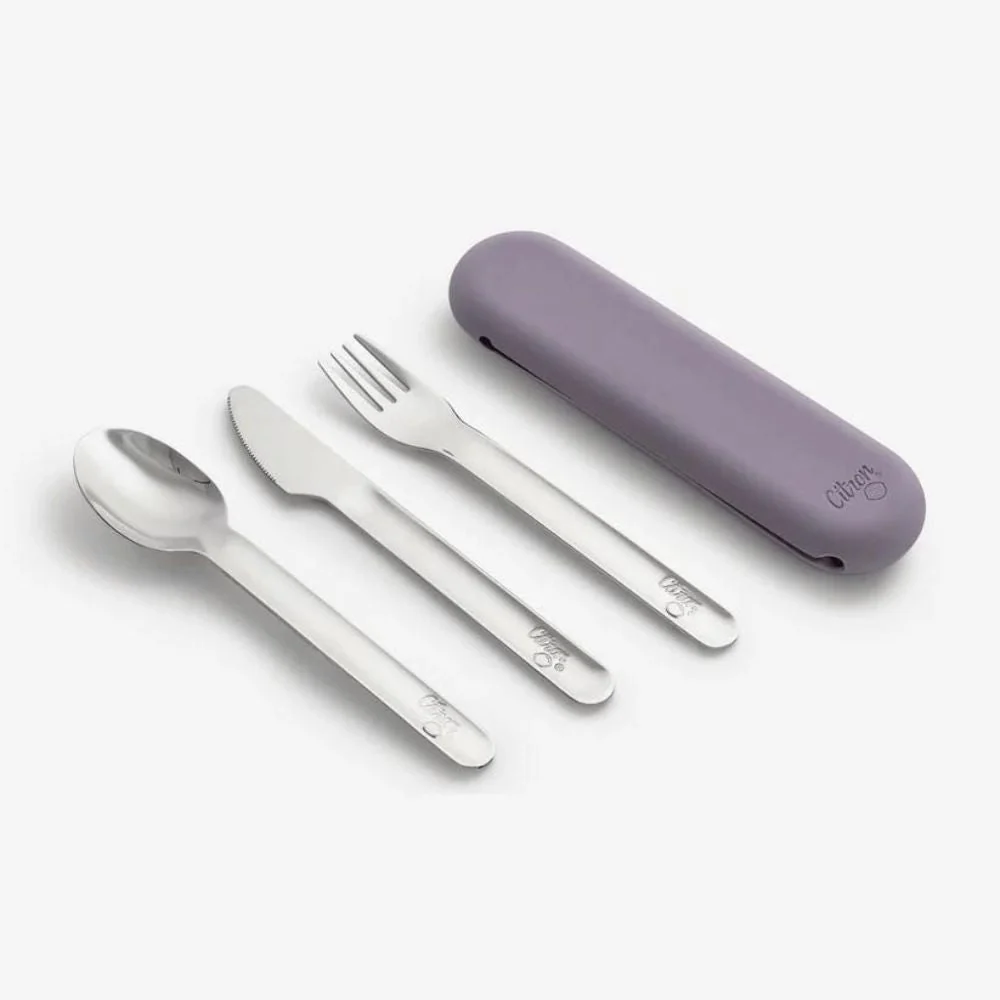 Citron Set di posate acciaio inox Viola