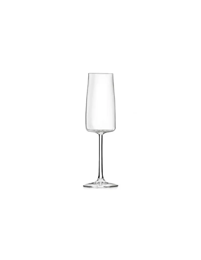 Essential RCR: Set 6 Flûte 30 cl Cristallo Luxion - Design Moderno