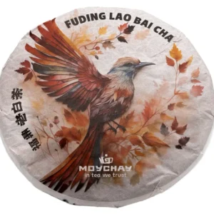 Fuding Lao Bai Cha (collezione Moychay tè bianco Shou Mei invecchiato da Fuding, provincia di Fujian, 2016), torta da 357g