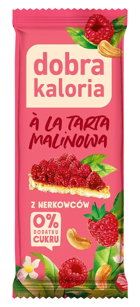 GOOD CALORY barretta di anacardi alla torta di lamponi 35g KUBARA