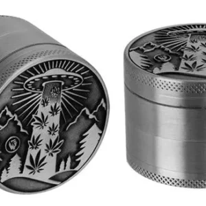 GRINDER “420 ALIENS UFO” graphics 3D FIRE-FLOW