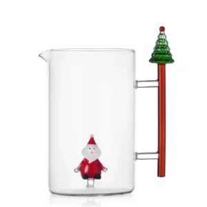 Ichendorf Milano Christmas Tales Brocca Babbo Natale Vetro Borosilicato