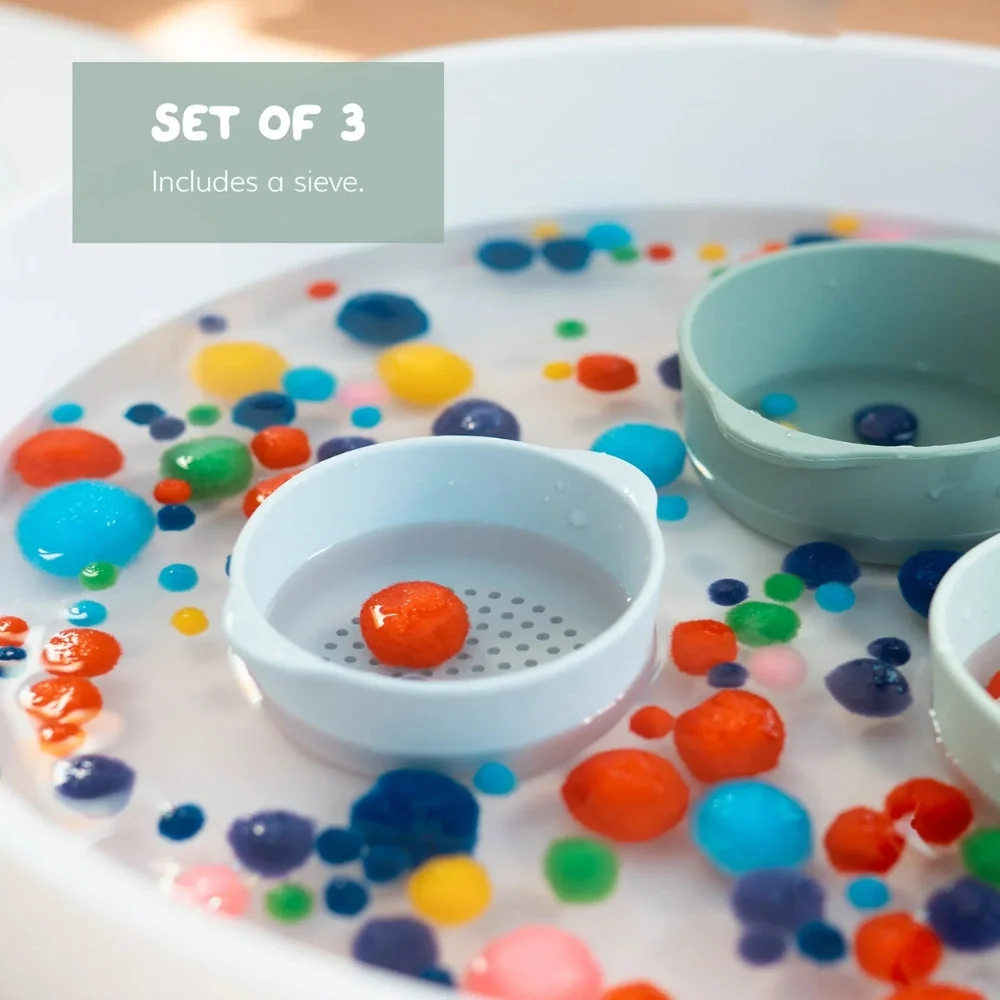 Inspire My Play Set di ciotole sensoriali verde/blu 3 pezzi.
