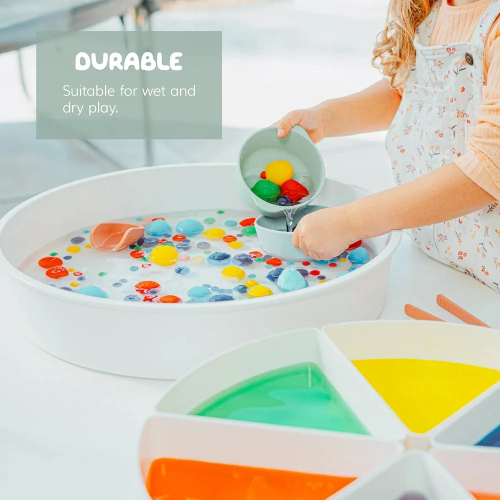 Inspire My Play Set di ciotole sensoriali verde/blu 3 pezzi.