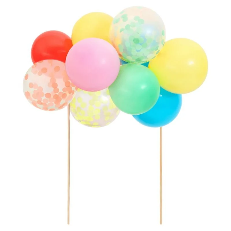 Kit di decorazione per torta con palloncini arcobaleno
