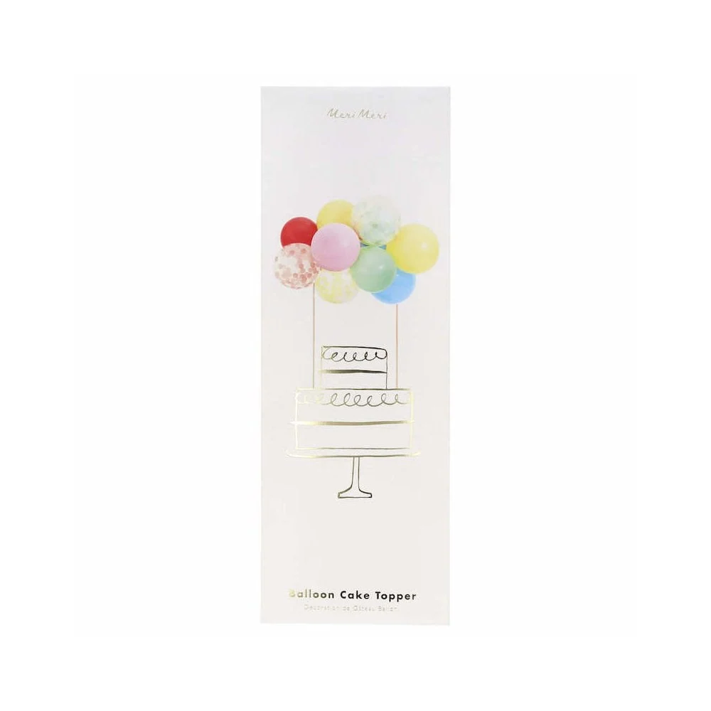 Kit di decorazione per torta con palloncini arcobaleno