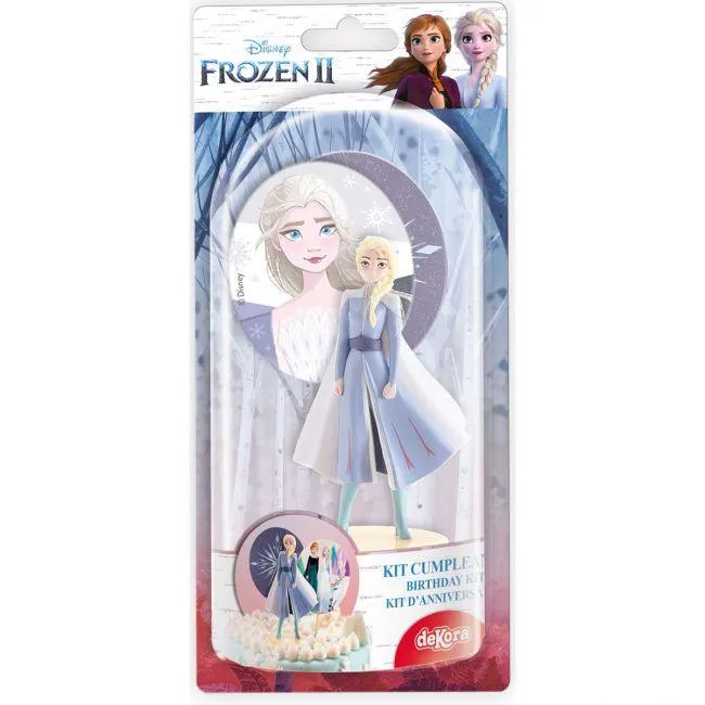 Kit Decorazione Torta Elsa Frozen 2