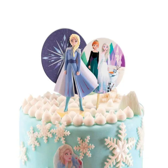 Kit Decorazione Torta Elsa Frozen 2