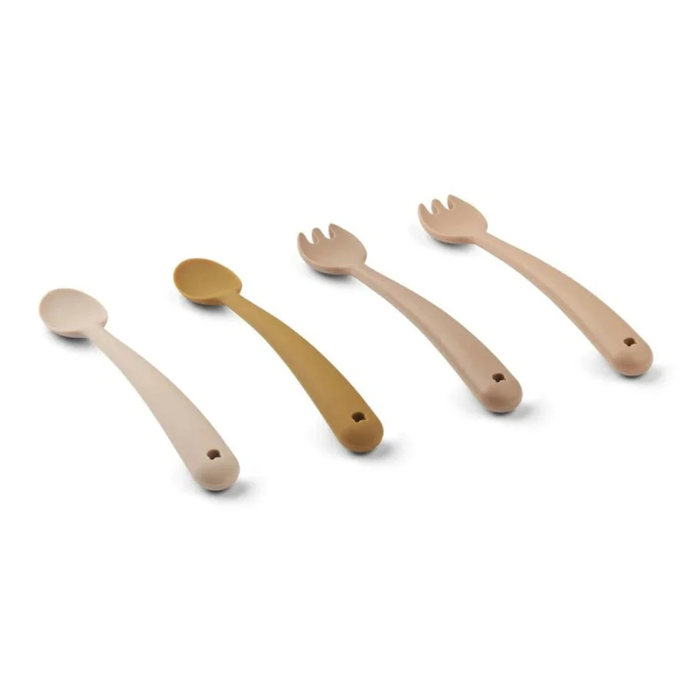 Liewood Posate per bambini confezione da 4 pezzi Rose multi mix